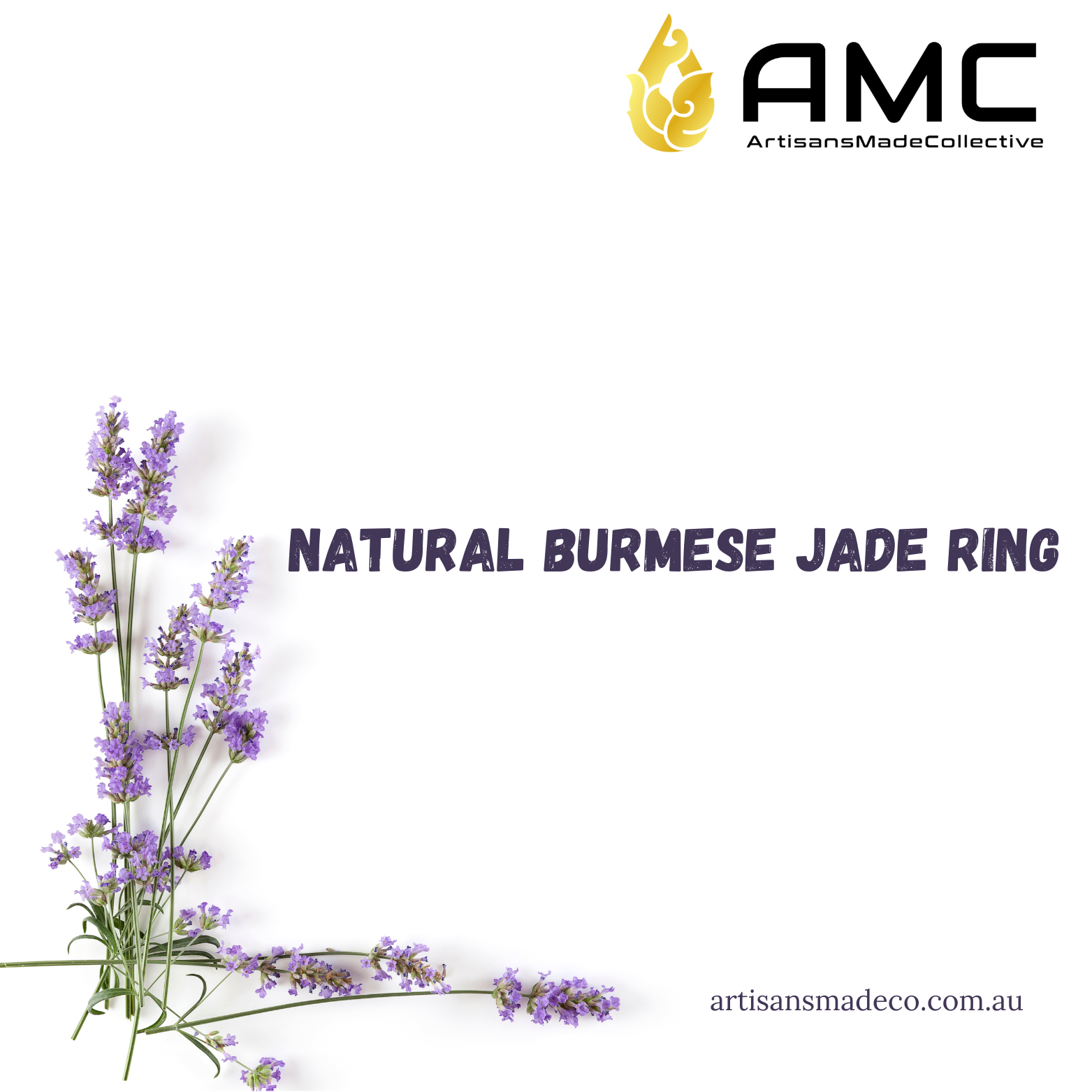 Natural Burmese Jade Ring